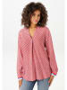 Aniston Bluse in Rot/ Weiß