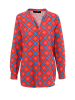 Aniston Bluse in Rot/ Blau