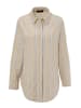 Aniston Hemd in Sand/ Hellblau