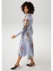 Aniston Jurk blauw/wit