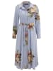 Aniston Jurk blauw/wit