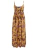 Aniston Kleid in Camel/ Bordeaux