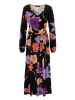 Aniston Kleid in Schwarz/ Lila/ Orange
