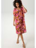 Aniston Kleid in Braun/ Pink
