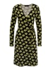 Aniston Jurk zwart/groen