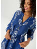 Aniston Jurk blauw/wit