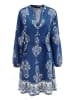 Aniston Kleid in Blau/ Weiß