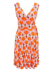 Aniston Kleid in Weiß/ Orange