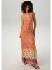 Aniston Kleid in Orange/ Bunt