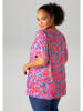Aniston Bluse in Hellblau/ Rot