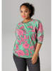 Aniston Sweatshirt in Mint/ Rosa