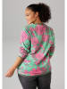 Aniston Sweatshirt in Mint/ Rosa