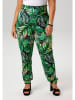 Aniston Broek zwart/groen