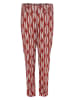 Aniston Hose in Rot/ Weiß