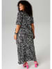 Aniston Jurk zwart/wit