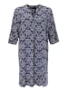 Aniston Kleid in Dunkelblau/ Weiß