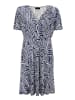 Aniston Kleid in Dunkelblau/ Weiß