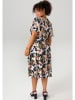 Aniston Kleid in Dunkelblau/ Camel