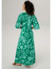 Aniston Jurk groen/turquoise