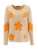 Aniston Sweter w kolorze beżowo-pomarańczowym