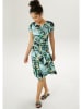 Aniston Jurk turquoise/zwart