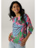Aniston Blouse lichtblauw/lichtroze/groen