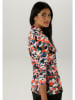 Aniston Bluse in Petrol/ Orange/ Creme