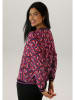 Aniston Bluse in Lila/ Schwarz