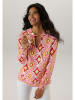 Aniston Bluse in Rosa/ Weiß/ Rot