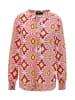 Aniston Bluse in Rosa/ Weiß/ Rot