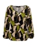 Aniston Blouse zwart/groen