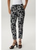 Aniston Broek zwart/wit