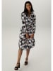Aniston Jurk zwart/wit