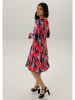Aniston Kleid in Rot/ Lila