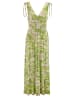 Aniston Jurk beige/groen