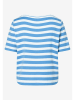 More & More Shirt in Hellblau/ Weiß
