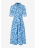 More & More Jurk blauw/wit