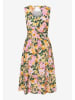 More & More Kleid in Grün/ Rosa