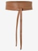 More & More Leder-Gürtel in Camel