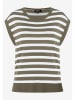 More & More Pullunder in Khaki/ Weiß