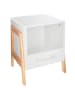 WellHome for Kids Nachttisch in Weiß - (B)33 x (H)40 x (T)30 cm
