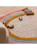 WellHome for Kids Baumwoll-Teppich in Creme/ Bunt