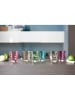 LEONARDO 6-delige set: glazen "Optic" meerkleurig - 140 ml