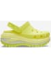 Crocs Chodaki "Mega Crush" w kolorze limonkowym