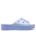 Crocs Klapki "Moon Jelly" w kolorze błękitnym