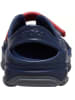 Crocs Slippersy "Terrain Fisherman" w kolorze granatowo-czerwonym