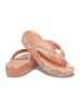 Crocs Zehentrenner "Marbled Flip" in Orange/ Rosa