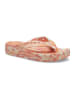 Crocs Zehentrenner "Marbled Flip" in Orange/ Rosa