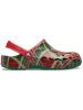Crocs Chodaki "Baya Holiday" w kolorze zielono-czerwonym