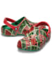 Crocs Chodaki "Baya Holiday" w kolorze zielono-czerwonym